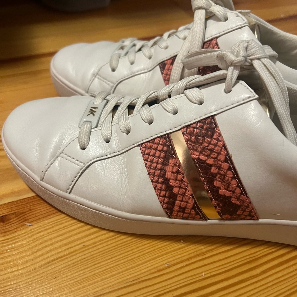 Michael Kors snakeskin tennis shoes!